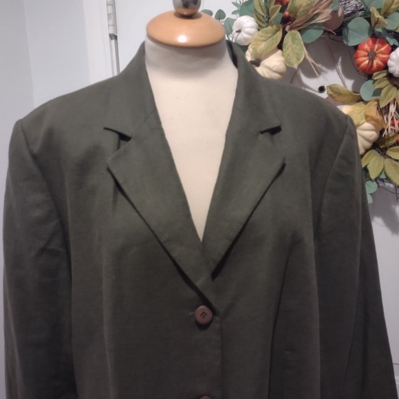 NWT Women's Blazer/Jacket Olive Green 20W - Picture 8 of 11